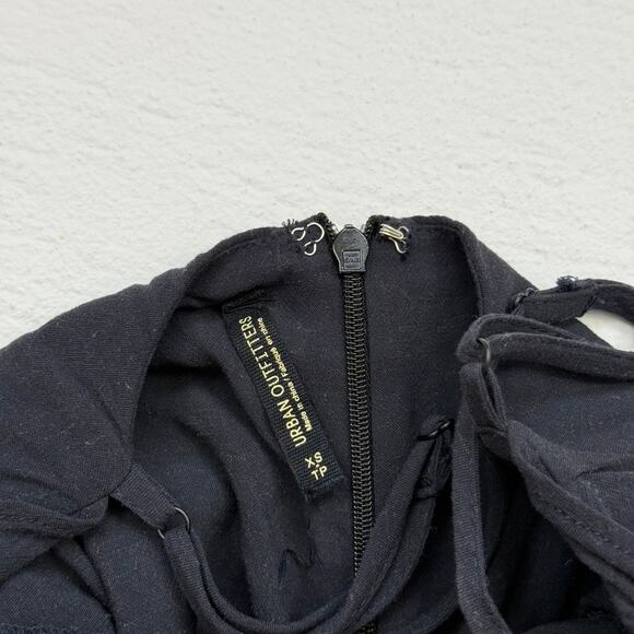 Urban Outfitters Maxi Romper Dress Flowy Open Sides, Size XS - Picture 6 of 9